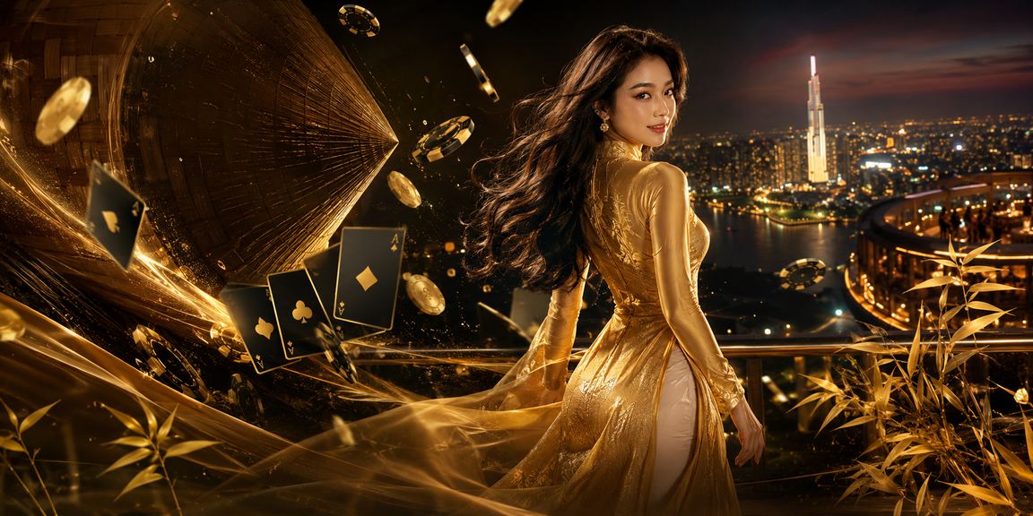 Người chơi mặc áo dài tham gia card game tại TP. Hồ Chí Minh với không khí lễ hội