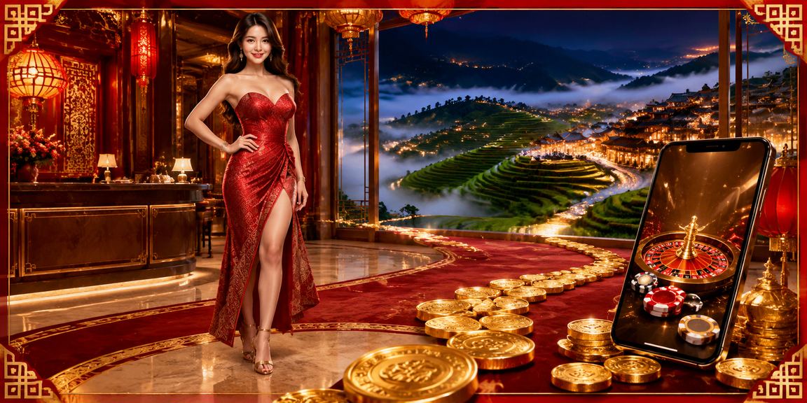 Người chơi tại Sapa tham gia xổ số trực tuyến trên điện thoại với phong cảnh núi rừng